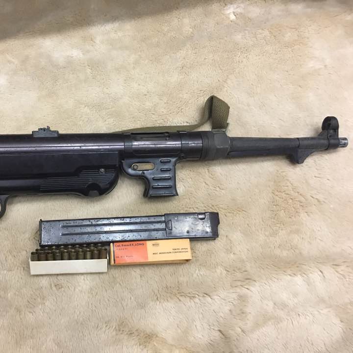 MGC モデルガン MP40 シュマイザー 箱付カートリッジ 未使用品 19個付